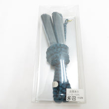 Load image into Gallery viewer, 和小物 羽織紐 男性用 青緑系 丸組 手組紐 箱付き メンズ用 和装小物 レーヨン