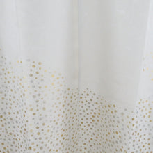 Load image into Gallery viewer, 襦袢 礼装用 白色ｘ金色ｘ銀色 箔入り 小梅模様 正絹 地紋入り 半衿付き 広衿 長襦袢 仕立て上がり 女性着物用 身丈130cm