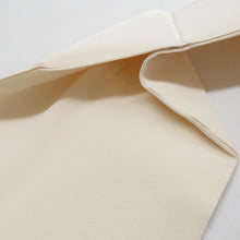 画像をギャラリービューアに読み込む, 名古屋帯 正絹 染帯 オフホワイトｘ朱色 椿紋様 お太鼓柄 カジュアル 仕立て上がり 着物帯 長さ361cm