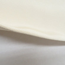 画像をギャラリービューアに読み込む, 名古屋帯 正絹 染帯 オフホワイトｘ朱色 椿紋様 お太鼓柄 カジュアル 仕立て上がり 着物帯 長さ361cm