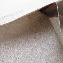 画像をギャラリービューアに読み込む, 名古屋帯 八寸帯 カジュアル 正絹 白色ｘ薄茶色ｘ薄緑色 葡萄紋様 六通柄 カジュアル 仕立て上がり 着物帯 長さ351cm