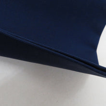 画像をギャラリービューアに読み込む, 名古屋帯 正絹 塩瀬 紺色ｘオレンジ色 茶道具紋様 お太鼓柄 カジュアル 仕立て上がり 着物帯 長さ378cm