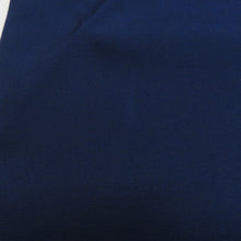 画像をギャラリービューアに読み込む, 名古屋帯 正絹 塩瀬 紺色ｘオレンジ色 茶道具紋様 お太鼓柄 カジュアル 仕立て上がり 着物帯 長さ378cm