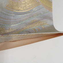 画像をギャラリービューアに読み込む, 袋帯 寿波彩映 グレー系 金糸銀糸 灰色ｘ多色 カラフル 六通柄 フォーマル向け 仕立て上がり 着物帯 長さ440cm