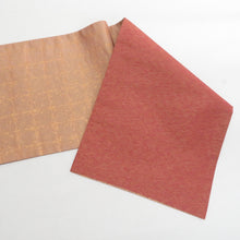 画像をギャラリービューアに読み込む, 袋帯 稲妻型に華文紋様 オレンジ色ｘ黄色ｘ多色 箔入り 金糸 お太鼓柄 フォーマル向け 仕立て上がり 着物帯