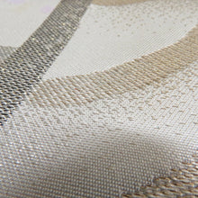 画像をギャラリービューアに読み込む, 袋帯 正絹 グレーシルバー系 灰色ｘ銀色ｘ多色 金糸銀糸 抽象柄 六通柄 フォーマル向け 仕立て上がり 着物帯 長さ440cm