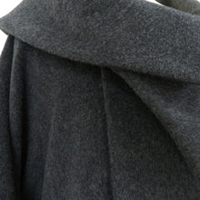画像をギャラリービューアに読み込む, 着物コート 着物コート カシミア毛混 シャルム加工 グレー 和装用 ちりよけ 身丈100cm