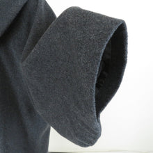 画像をギャラリービューアに読み込む, 着物コート 着物コート カシミア毛混 シャルム加工 グレー 和装用 ちりよけ 身丈100cm