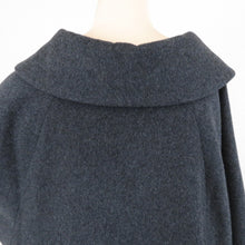 画像をギャラリービューアに読み込む, 着物コート 着物コート カシミア毛混 シャルム加工 グレー 和装用 ちりよけ 身丈100cm