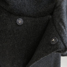 画像をギャラリービューアに読み込む, 着物コート 着物コート カシミア毛混 シャルム加工 グレー 和装用 ちりよけ 身丈100cm