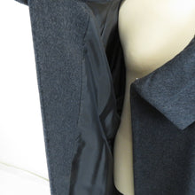 画像をギャラリービューアに読み込む, 着物コート 着物コート カシミア毛混 シャルム加工 グレー 和装用 ちりよけ 身丈100cm