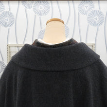 画像をギャラリービューアに読み込む, 着物コート 着物コート カシミア毛混 シャルム加工 グレー 和装用 ちりよけ 身丈100cm