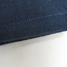 画像をギャラリービューアに読み込む, 名古屋帯 八寸帯 松葉仕立て 正絹 紺色ｘエンジ色ｘ金色ｘ多色 カラフル 金糸 エスニック模様 六通柄 カジュアル 仕立て上がり 着物帯 長さ344cm