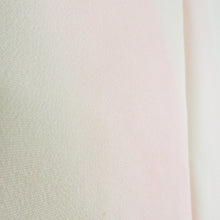 画像をギャラリービューアに読み込む, 襦袢 長襦袢 薄ピンク色ｘ白色 ぼかし 斜め縞模様 正絹 半衿付き 刺繍半衿 花に笛模様 広衿 仕立て上がり 女性着物用 身丈139cm