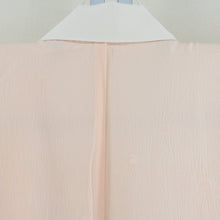 画像をギャラリービューアに読み込む, 襦袢 長襦袢 サーモンピンク色 だるま柄 正絹 半衿付き 広衿 仕立て上がり 女性着物用 身丈131cm