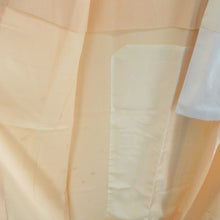 画像をギャラリービューアに読み込む, 襦袢 長襦袢 サーモンピンク色 だるま柄 正絹 半衿付き 広衿 仕立て上がり 女性着物用 身丈131cm