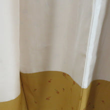 画像をギャラリービューアに読み込む, 襦袢 長襦袢 辛子色 鈴模様 正絹 半衿付き 広衿 仕立て上がり 女性着物用 身丈140cm