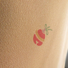 画像をギャラリービューアに読み込む, 襦袢 長襦袢 辛子色 鈴模様 正絹 半衿付き 広衿 仕立て上がり 女性着物用 身丈140cm