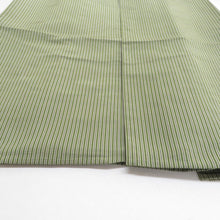 Load image into Gallery viewer, 袴 男性用 米沢織 余り布付き 行燈袴 絹 紐下約89.2cm 緑色ｘ黒色ｘ灰色 男物はかま 仕立て上がり