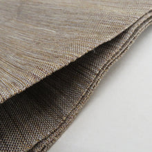 画像をギャラリービューアに読み込む, 名古屋帯 ベージュ系 薄茶色ｘ金色 幾何学文様 お太鼓柄 金糸 正絹 カジュアル 仕立て上がり 着物帯