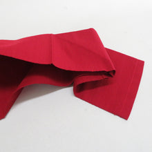 画像をギャラリービューアに読み込む, 名古屋帯 紬地 赤色ｘ多色 カラフル 更紗調花紋様 織文様 お太鼓柄 正絹 カジュアル 仕立て上がり 着物帯 長さ357cm