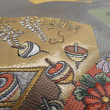 画像をギャラリービューアに読み込む, 袋帯 ゴールド系 フォーマル