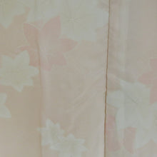 画像をギャラリービューアに読み込む, 羽織 正絹 絞り 黄色ｘオレンジ色ｘ赤色ｘ緑色 水面に葉柄 着物コート 着物用 ちりよけ 防寒 上着 リメイク シルク 身丈77.5cm