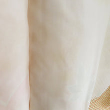 画像をギャラリービューアに読み込む, 羽織 正絹 絞り 黄色ｘオレンジ色ｘ赤色ｘ緑色 水面に葉柄 着物コート 着物用 ちりよけ 防寒 上着 リメイク シルク 身丈77.5cm