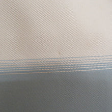 画像をギャラリービューアに読み込む, 名古屋帯 オフホワイトｘグレーｘピンク ぼかし色 織文様 お太鼓柄 花柄 正絹 カジュアル 仕立て上がり 着物帯 長さ362cm