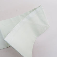 画像をギャラリービューアに読み込む, 名古屋帯 薄青色ｘピンク色ｘオレンジ色 パステル系 秋花紋様 お太鼓柄 正絹 カジュアル 仕立て上がり 着物帯 長さ367cm