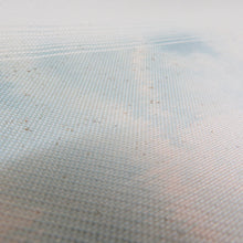 画像をギャラリービューアに読み込む, 名古屋帯 薄青色ｘピンク色ｘオレンジ色 パステル系 秋花紋様 お太鼓柄 正絹 カジュアル 仕立て上がり 着物帯 長さ367cm