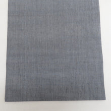 Load image into Gallery viewer, 名古屋帯 紬地 灰色 グレー系 海老文様 お太鼓柄 正絹 カジュアル 仕立て上がり 着物帯 長さ364cm