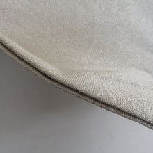 Load image into Gallery viewer, 名古屋帯 つづれ 銀色ｘ金色ｘオレンジ色ｘ多色 銀糸金糸 御所車文様 刺繍入り お太鼓柄 正絹 カジュアル 仕立て上がり 着物帯 長さ336cm