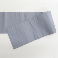 Load image into Gallery viewer, 名古屋帯 正絹 お太鼓柄 茶碗紋様 灰色ｘ緑色x茶色 カジュアル 仕立て上がり 着物帯 長さ366cm