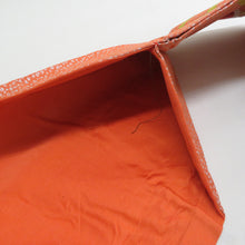 画像をギャラリービューアに読み込む, 名古屋帯 アンティーク帯 昔名古屋帯 お太鼓柄 人絹 オレンジ色ｘ白色ｘ黄色 梅文様 昔帯 レトロモダン 明治・大正ロマン 長さ319cm