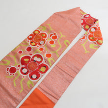 画像をギャラリービューアに読み込む, 名古屋帯 オレンジ