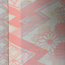 Load image into Gallery viewer, 紬 着物 アンサンブル 羽織付 格子模様 袷 バチ衿 紺色ｘ赤色ｘ黄色 正絹 カジュアル 仕立て上がり 身丈158cm