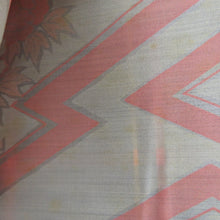 Load image into Gallery viewer, 紬 着物 アンサンブル 羽織付 格子模様 袷 バチ衿 紺色ｘ赤色ｘ黄色 正絹 カジュアル 仕立て上がり 身丈158cm