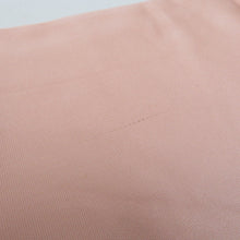 Load image into Gallery viewer, 名古屋帯 正絹 ピンク地 ピンク色ｘ薄紫色ｘ白色 四角に鶴と波紋様 金糸 お太鼓柄 仕立て上がり 着物帯 長さ353cm