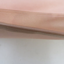 Load image into Gallery viewer, 名古屋帯 正絹 ピンク地 ピンク色ｘ薄紫色ｘ白色 四角に鶴と波紋様 金糸 お太鼓柄 仕立て上がり 着物帯 長さ353cm