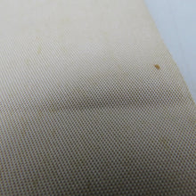 Load image into Gallery viewer, 名古屋帯 正絹 ベージュ色ｘ灰色ｘ金色 グレー系 六通柄 瓦調 焼き箔 仕立て上がり 着物帯 長さ350cm