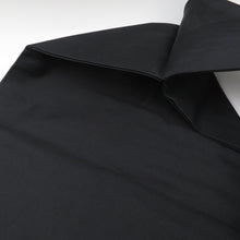 Load image into Gallery viewer, 名古屋帯 正絹 黒色ｘ白色ｘ赤色 金糸銀糸 焼箔調 お太鼓柄 花紋様 仕立て上がり 着物帯 長さ353cm