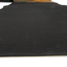 Load image into Gallery viewer, 名古屋帯 ポリエステル 黒色ｘオレンジ色ｘ金色 金糸 風景文様 お太鼓柄 仕立て上がり 着物帯 長さ335cm