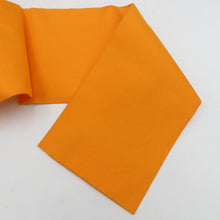 Load image into Gallery viewer, 名古屋帯 正絹 黄色ｘ金色ｘ多色 絵皿に花紋様 お太鼓柄 金糸 仕立て上がり 着物帯 長さ362cm