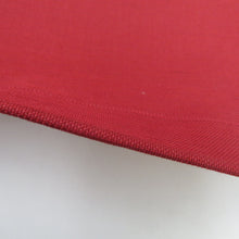 画像をギャラリービューアに読み込む, 名古屋帯 正絹 八寸帯 赤ピンク色ｘ白色ｘ紺色 雲紋様 お太鼓柄 ふくれ調 仕立て上がり 着物帯 長さ348cm