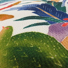 Load image into Gallery viewer, 名古屋帯 人間国宝 木村雨山 加賀友禅 落款入り 作家物 お太鼓柄 辛子色ｘ多色 ウズラ柄 正絹 長さ360cm