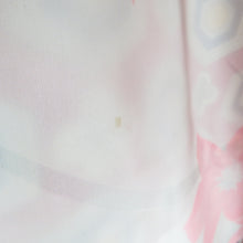 画像をギャラリービューアに読み込む, ウール着物 アンサンブル 着物と羽織2点セット 単衣 赤色ｘ黄色ｘ黒色 亀甲に小花模様 バチ衿 カジュアルきもの 普段着物 仕立て上がり 身丈148cm