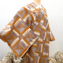 画像をギャラリービューアに読み込む, ウール着物 ブラウン