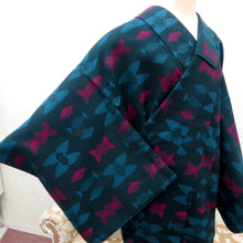 画像をギャラリービューアに読み込む, ウール着物 ネイビー