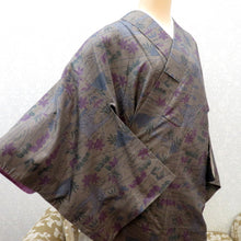画像をギャラリービューアに読み込む, 紬 着物 ブラウン